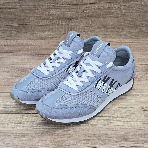 Bikkembergs Jonas Men’s Size 9.5 Gray Suede Fabric Low-Top Sneakers (8013136) - Picture 9 of 9